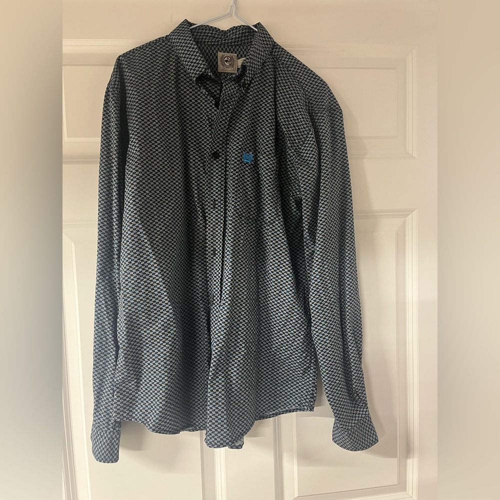 Cinch Boy’s Western Button Up Shirt sz XXL